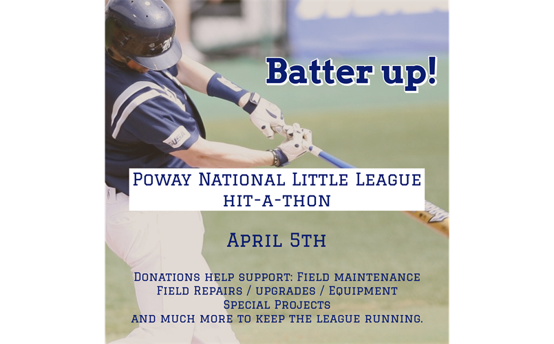 April 5th HIT-A-THON! 